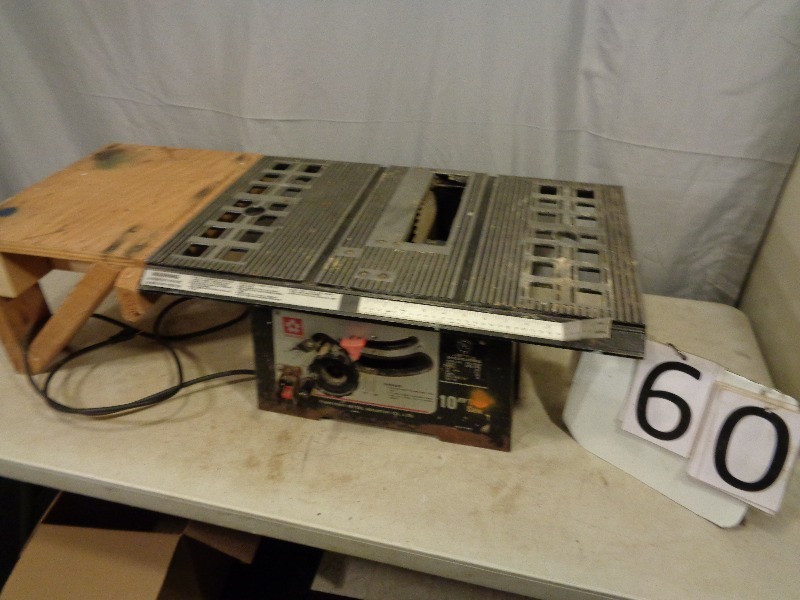 lot 60 image: 10 Table Saw