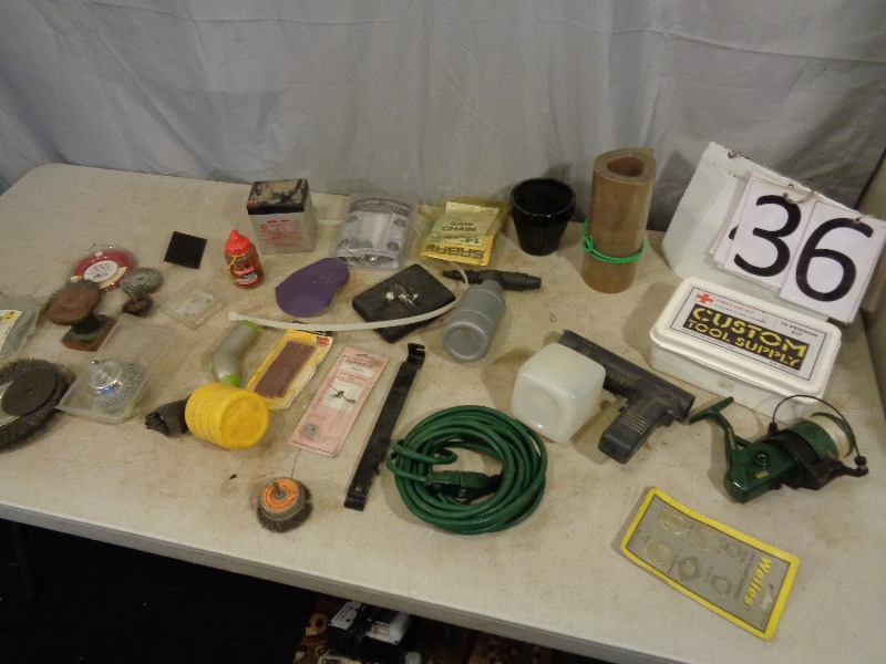 lot 36 image: Assorted Tools and Shop Supplies