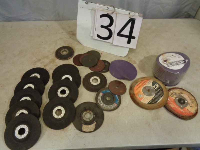 lot 34 image: Grinding and Sanding Disks