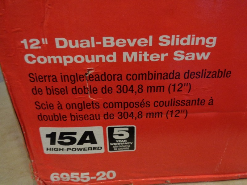 lot 5 image: Brand New Milwaukee 12  Bevel Compound Miter Saw