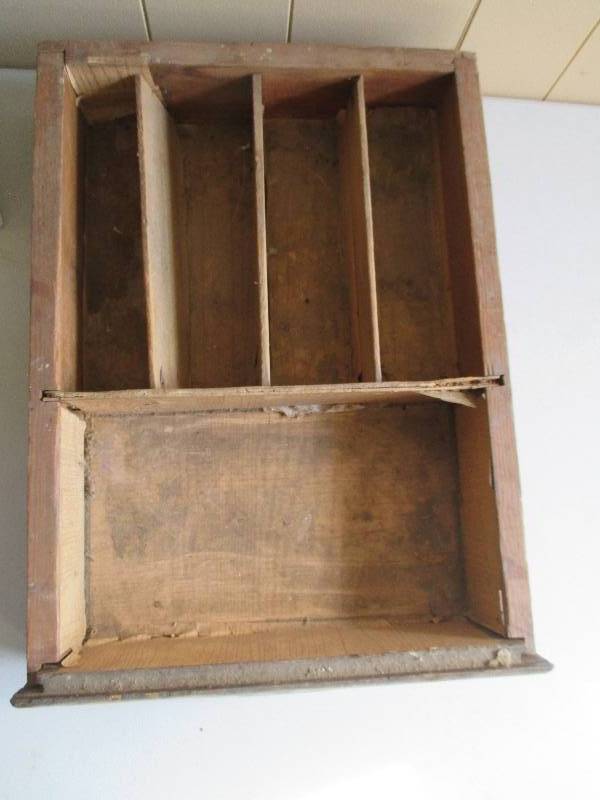 Old cash drawer from 1800s bank...