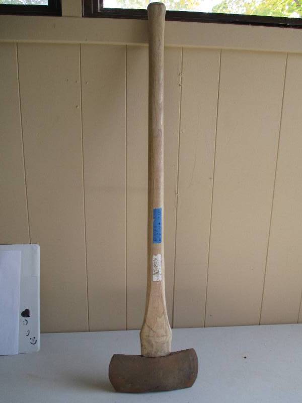 Double bit ax, new oak handle...