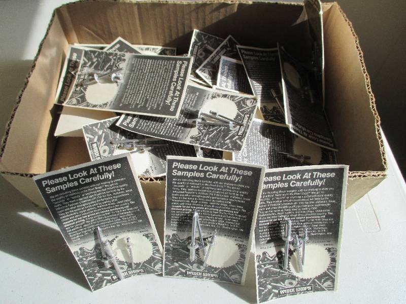 100 pop rivets...