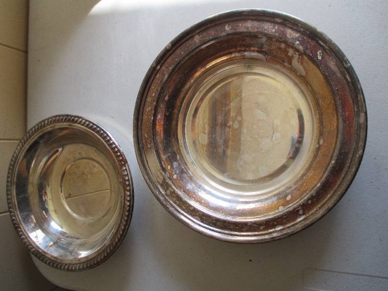 2 beautiful bowls F B Rogers Silver...