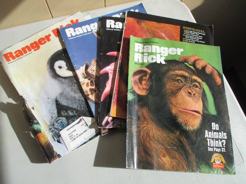 5 Ranger Rick magazines...