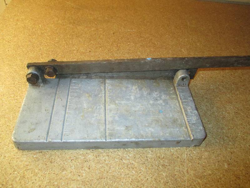 Very old tile cutter...