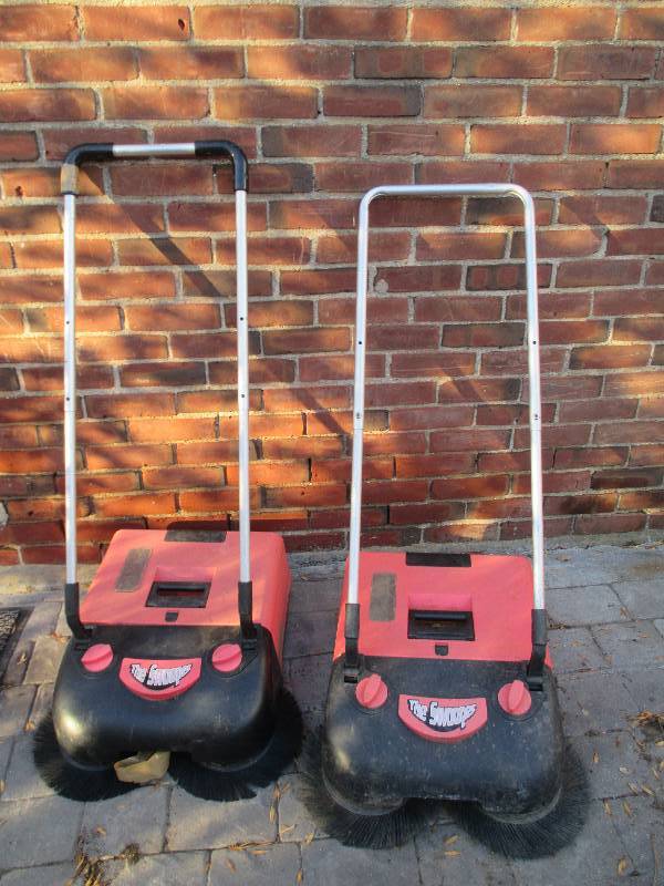 lot 54 image: two the swooper push sweepers ...