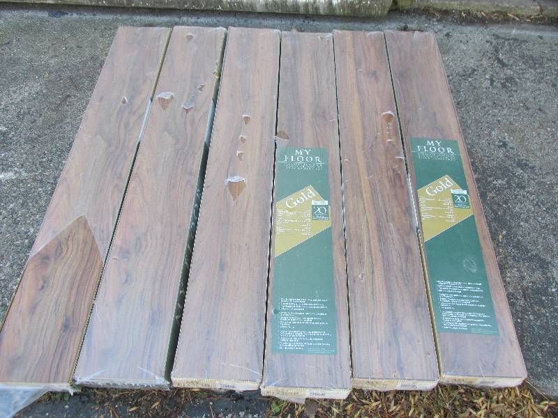6 cases, my Floor laminate wood gra...
