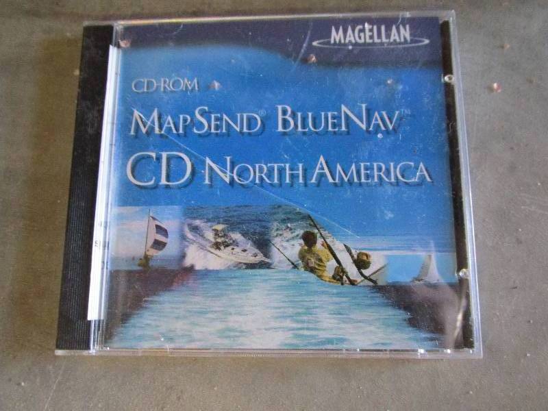 Magellan CD-ROM map send blue-nav C...