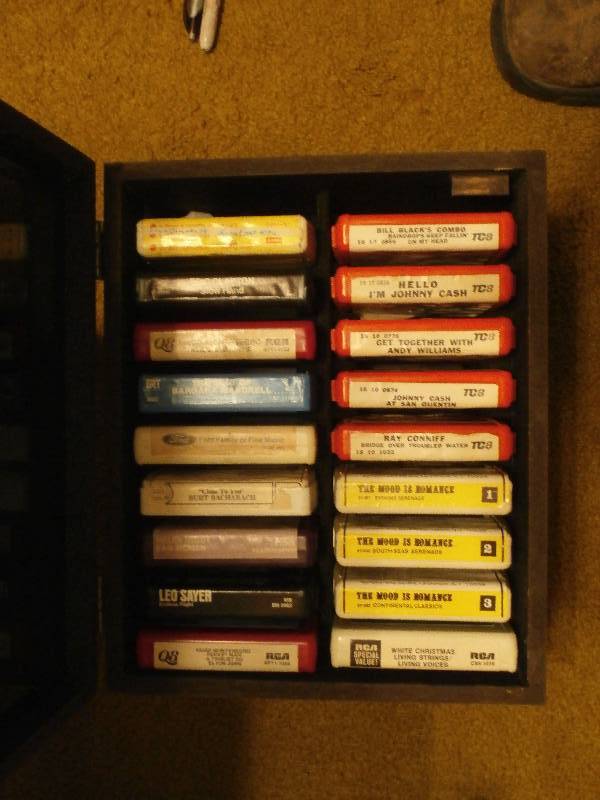 8 track stereo (patched cord) with 8 tracks