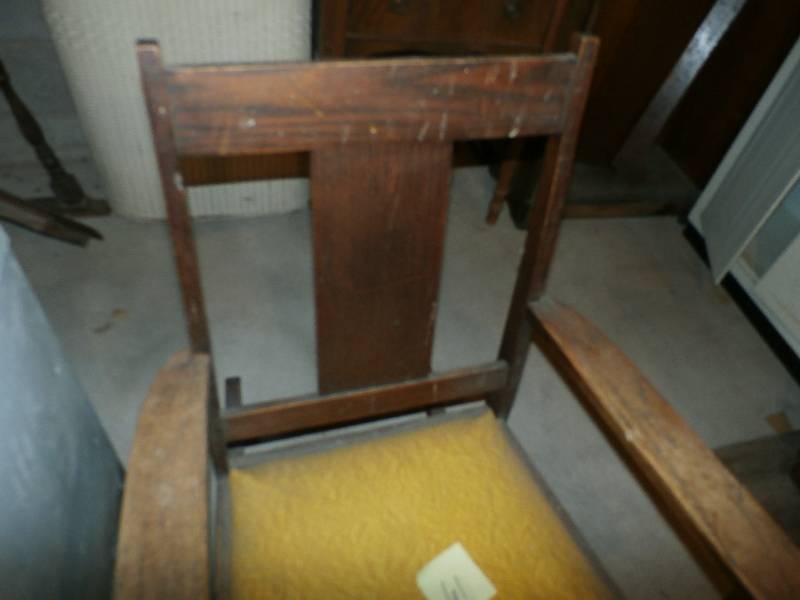 Antique wooden rocker. Nice