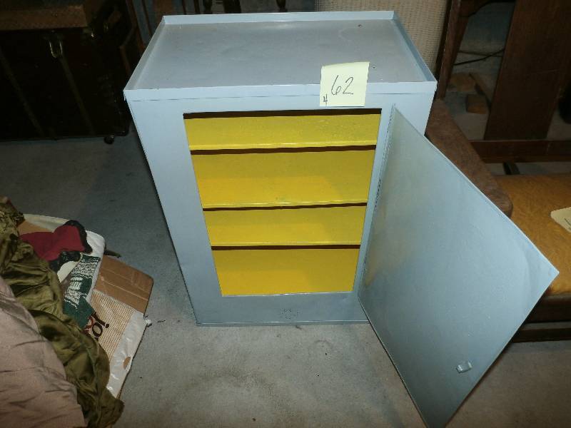 Metal Cabinet.