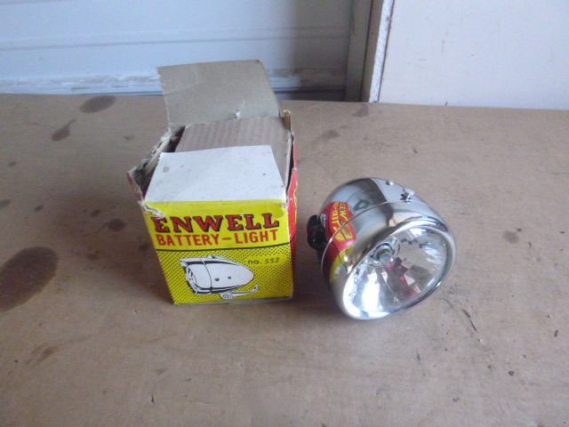 Vintage Enwell Battery Bicycle Light
