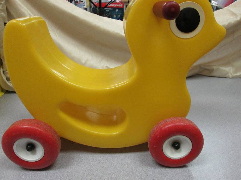 Little Tikes yellow riding duck...