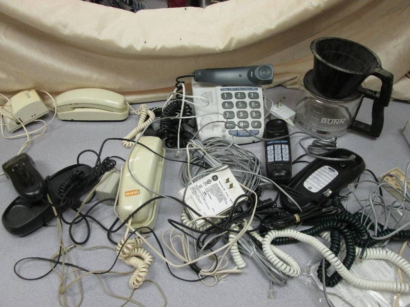 Landline phones, phone cords, phone...