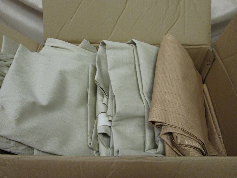 box of curtains (light reducing)...