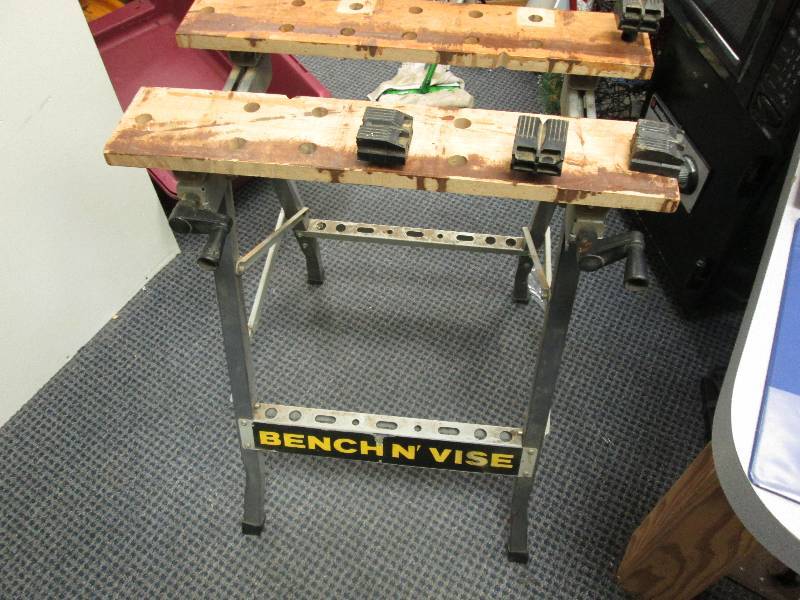 Bench N Vise table with adjustable...