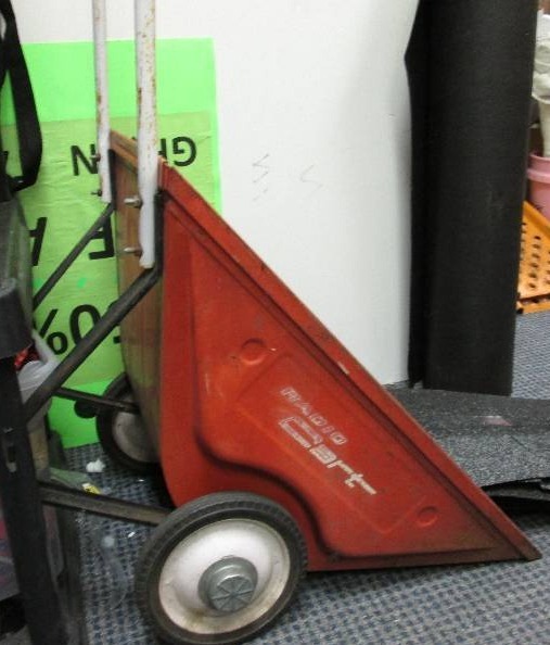 Radio Cart wheel barrel...