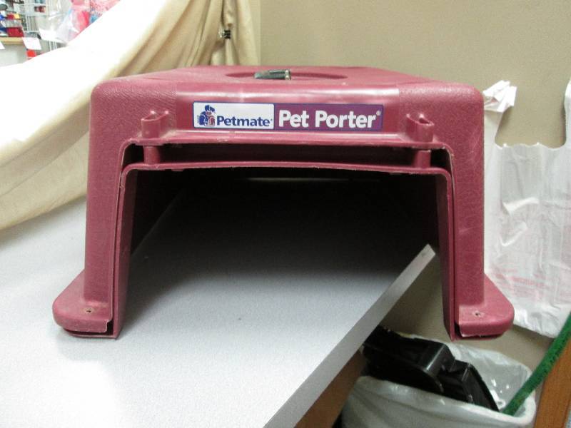 pet porter box. stands twice as tal...