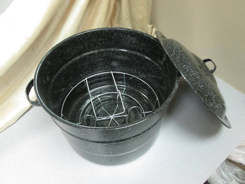 waterbath canner with rack...