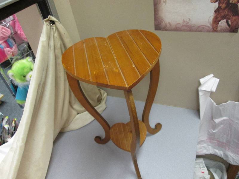 Heart shaped endtable...