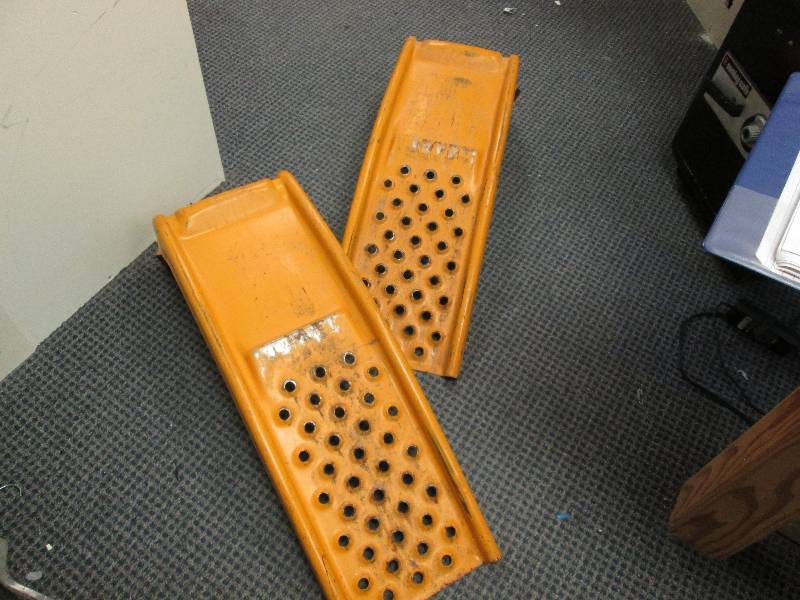 pair of vehicle ramps...
