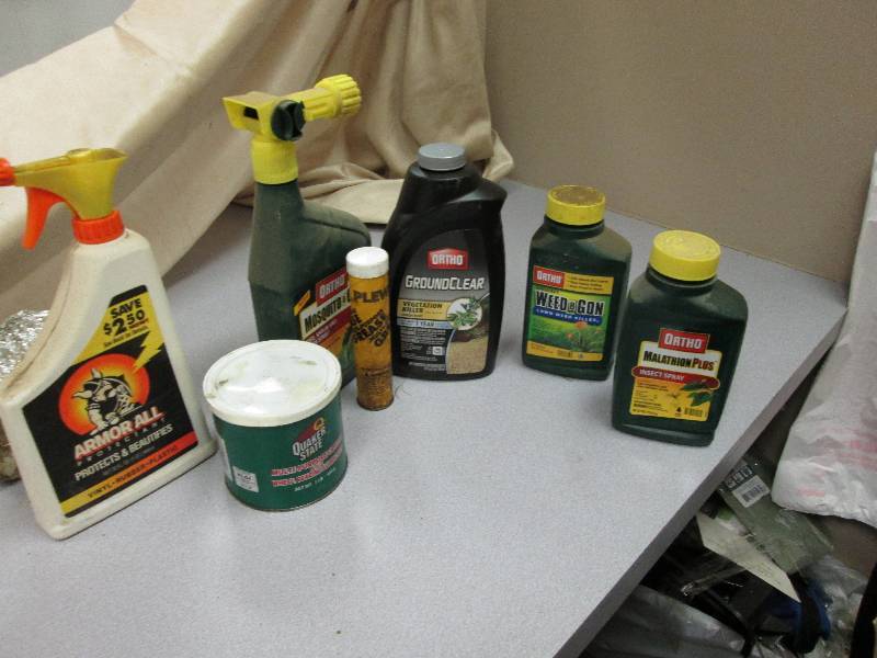 misc lubricants and weed killers al...