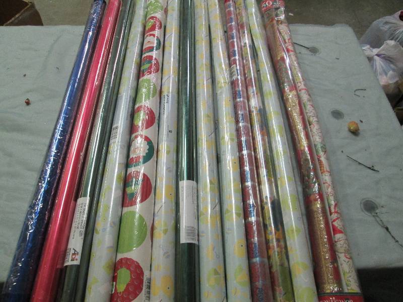 Wrapping paper multiple rolls...