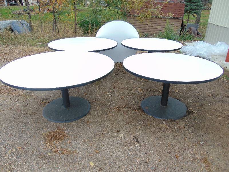 lot 5 image: 54 Round Tables