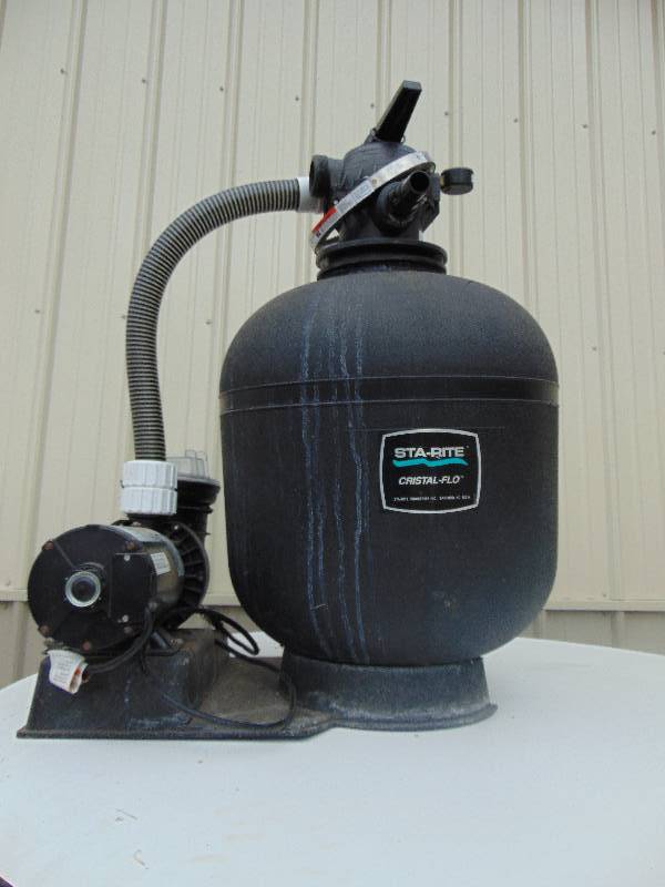 lot 13 image: Sta-Rite Cristal- Flo high rate sand filter