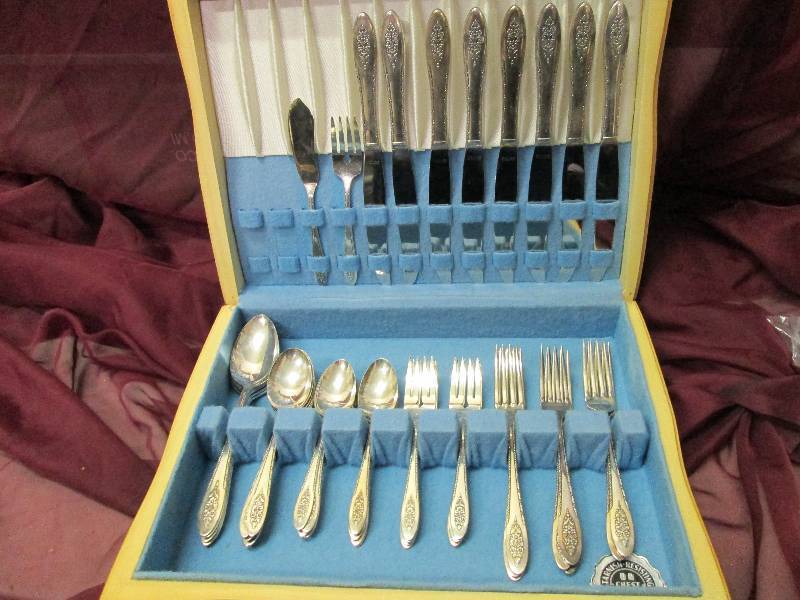 Set of SK & Rogers Stainless Silver...
