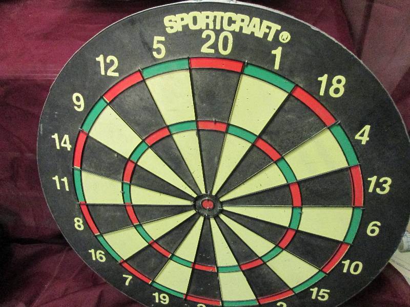 larger dart board...