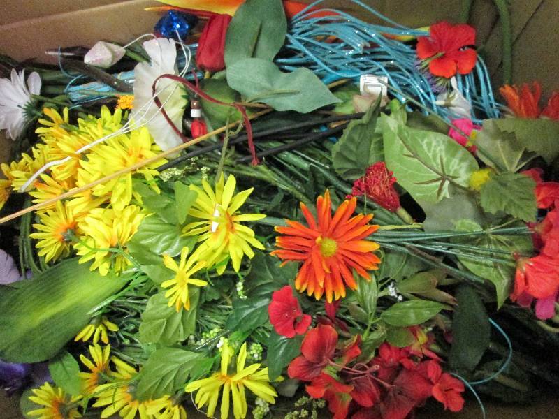 box of assorted floral stems assort...