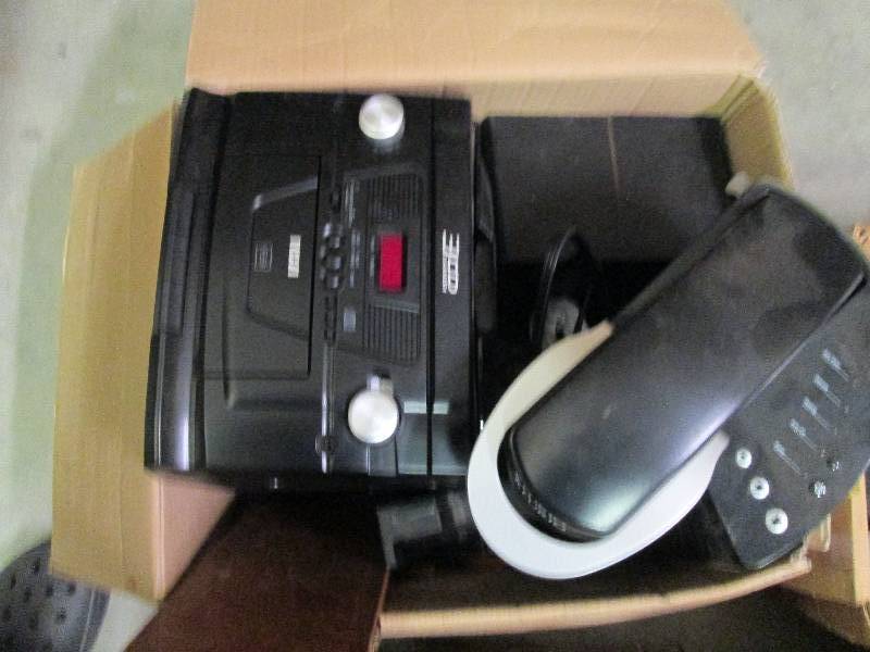 Keurig and stereo system...