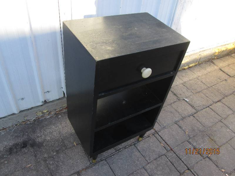 Black nightstand  16 x 11 and 23 ...