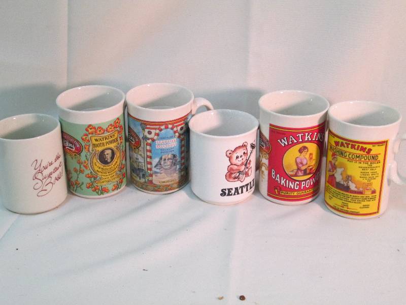 qty.6 coffee mugs...