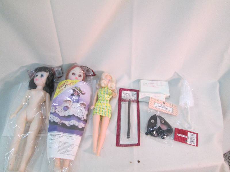 x8 dolls,makeup,spare doll parts...