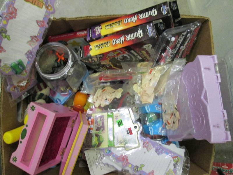 full box of toys ...
