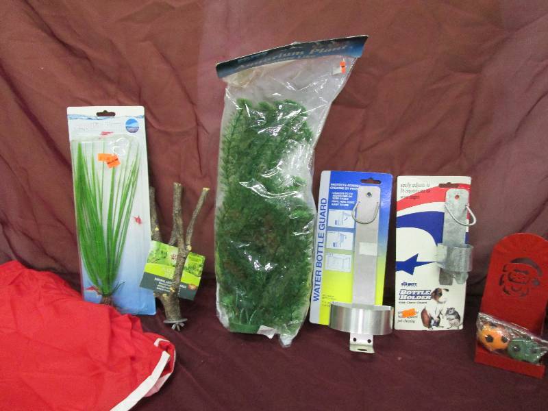x6 aquarium plants,x3pet water bott...