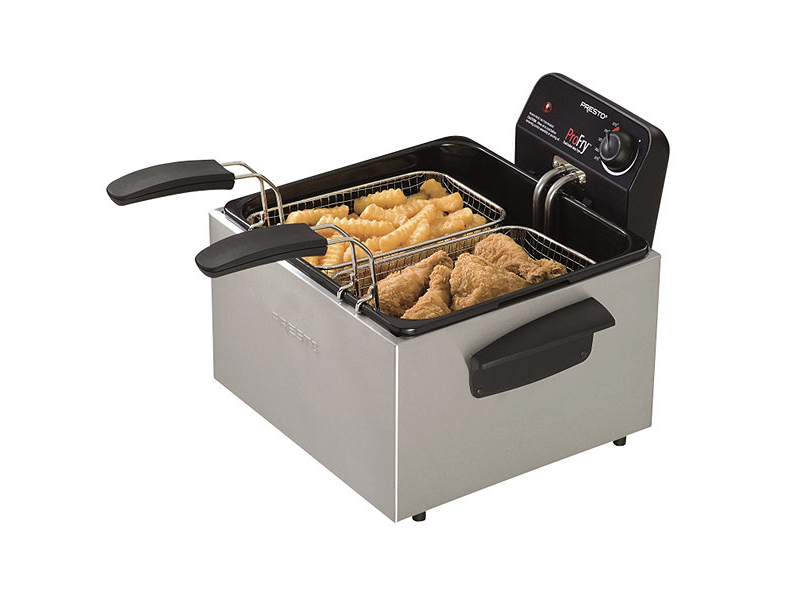 lot 33 image: Presto ProFry Dual-Basket Deep Fryer