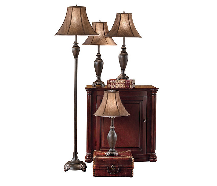 lot 49 image: McLeland Design Tuscany 4-Pc. Lamp Set