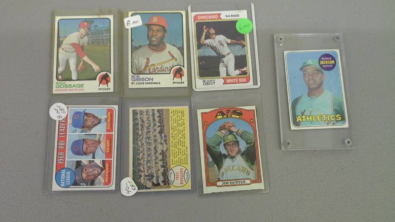 Baseball Card Lot (7 Cards)