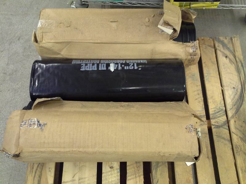 3 Rolls of Black Poly