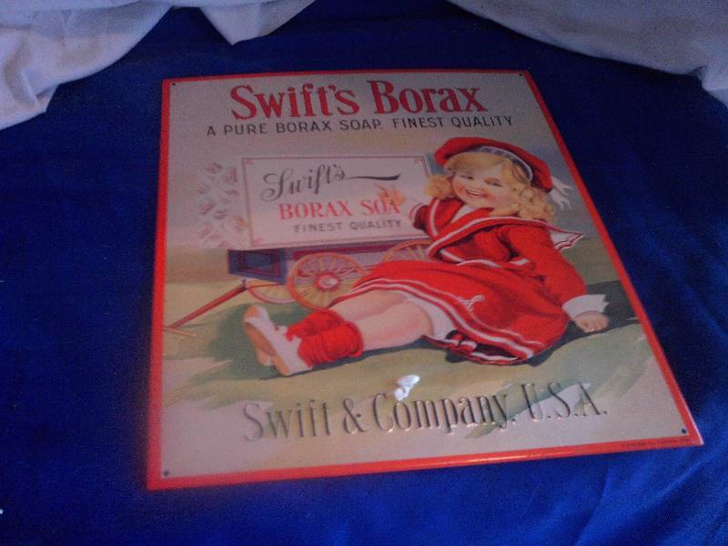 swift borox soap sign