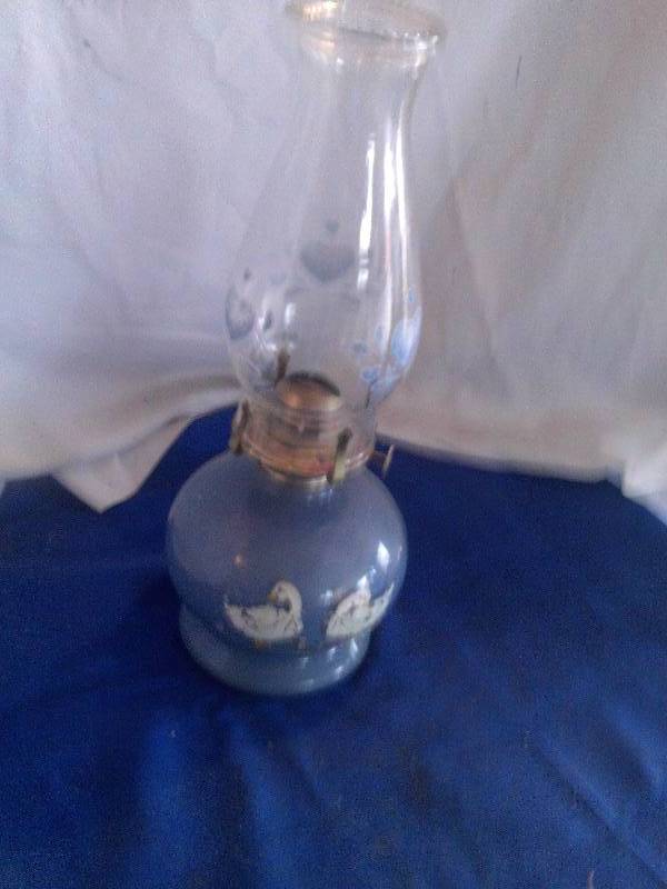 vintage oil lamp