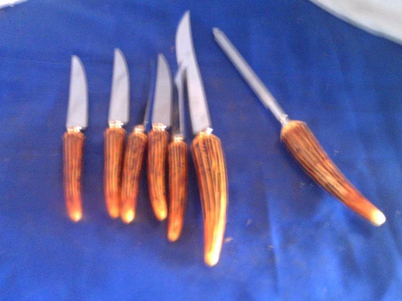 bone handled knife set