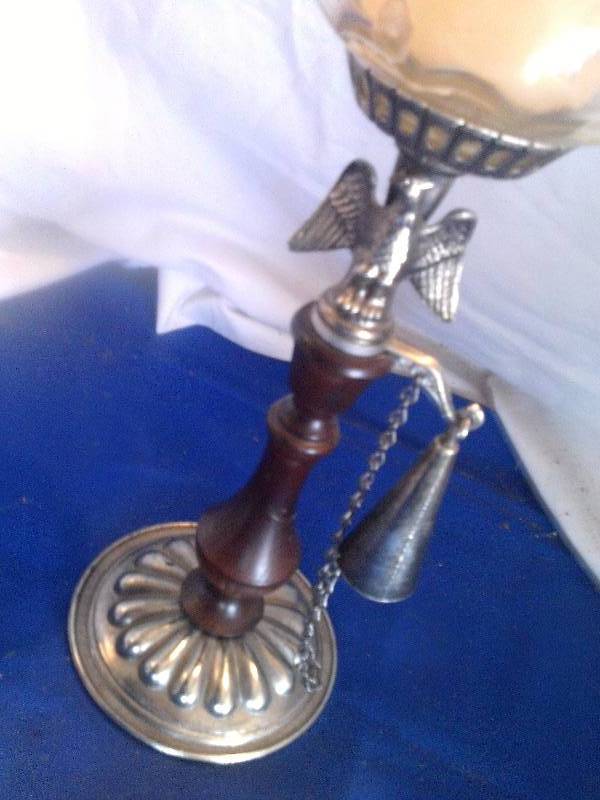 vintage eagle candle holder