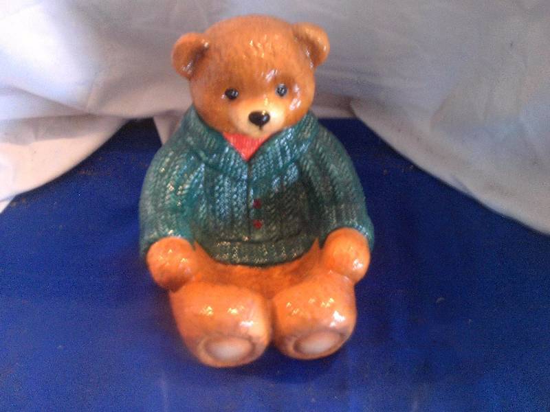vintage bear dish