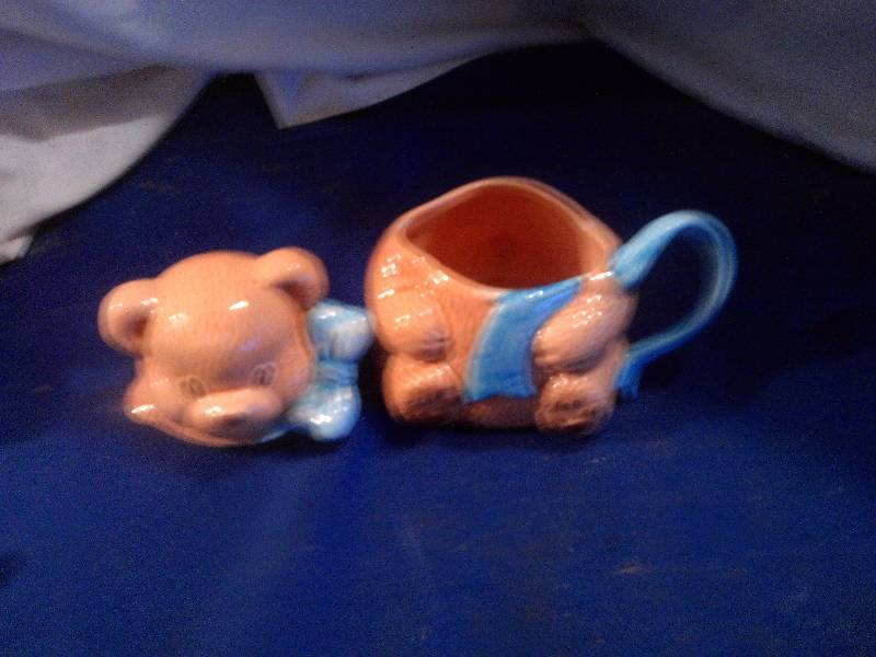 vintage little bear cookie jar