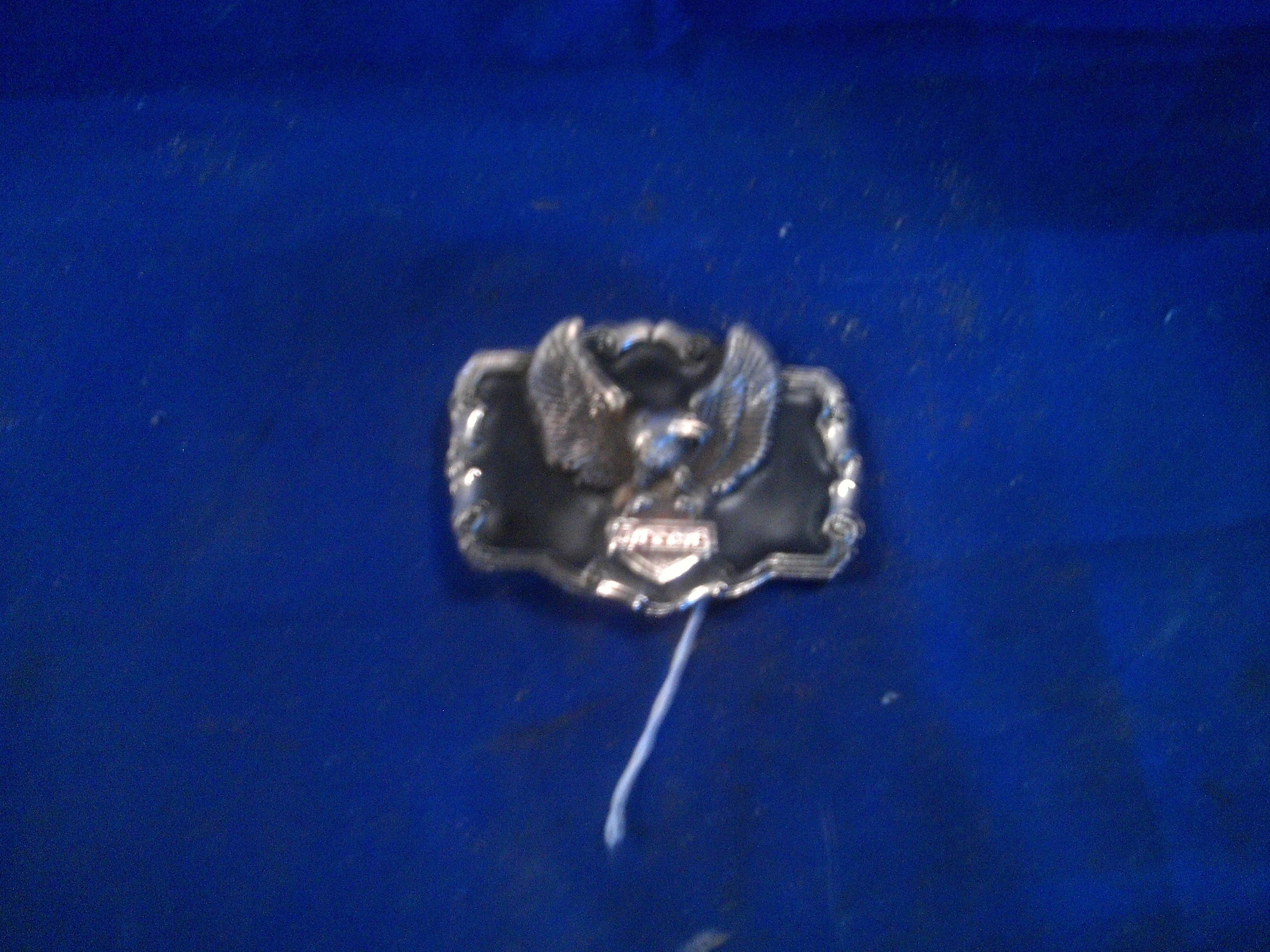 vintage live to ride belt buckle